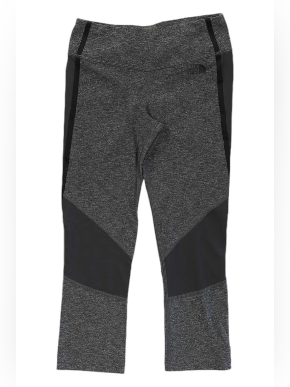 The North Face Dynamix Capri Leggings Gray Black Colorblock Women’s Large